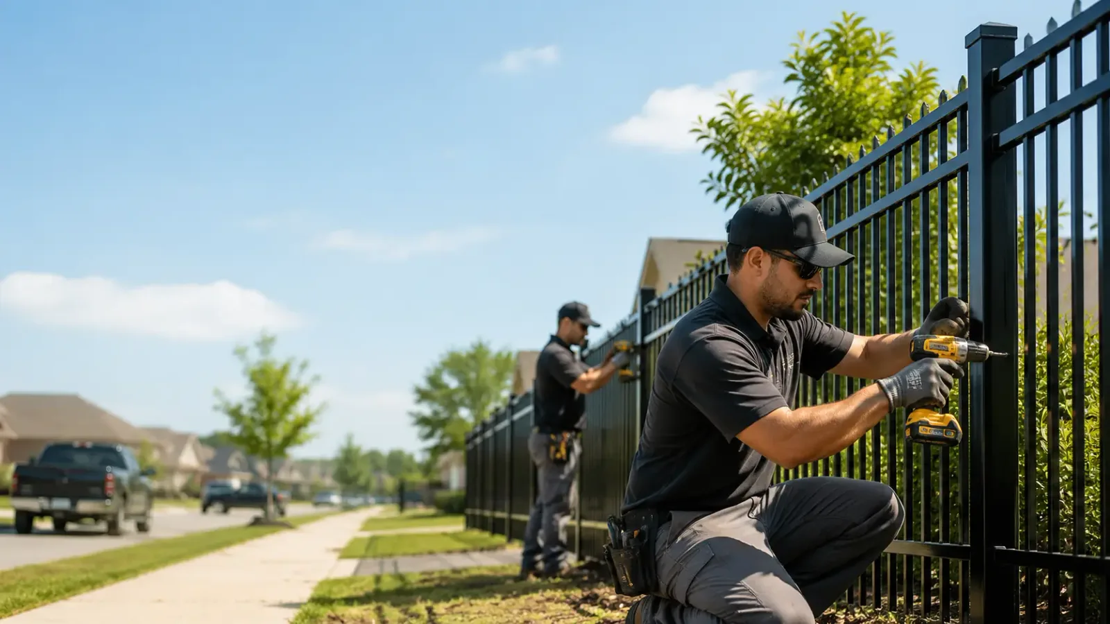 Metal Fence Installation in Bloomington, NE